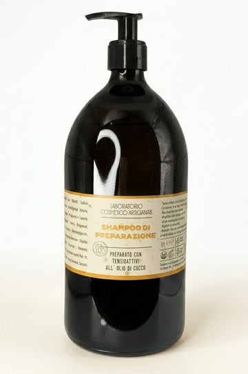 Shampoo di Preparazione Pre-Colorazione Vegetale - 1 LT